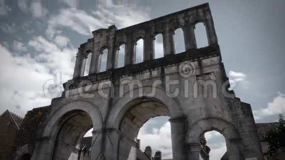 古罗马高架桥的时间推移视频的预览图