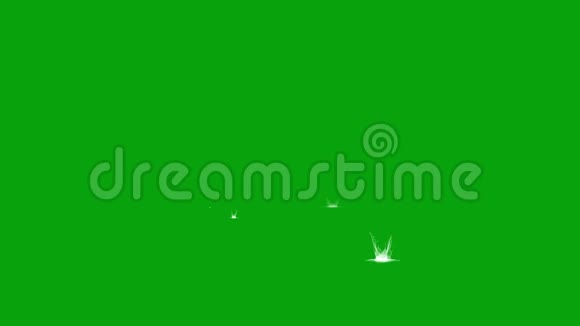 水溅运动图形与绿色屏幕背景视频的预览图
