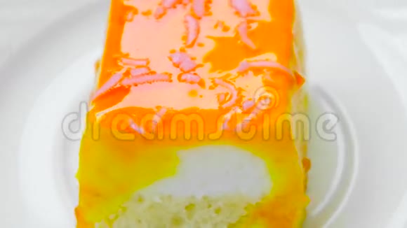 橘子酱蛋糕片视频的预览图