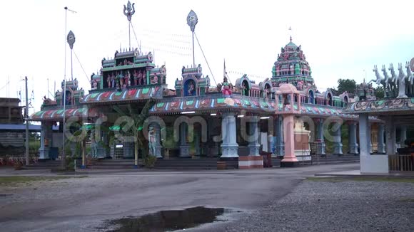 放大传统印度教寺庙外射在马来西亚视频的预览图
