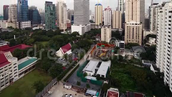 曼谷商业工业城市景观时间流逝视频的预览图