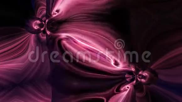 抽象液体创意红粉色液体动画背景可循环三维全高清背景视频的预览图