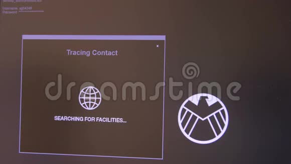 黑客和技术概念访问系统跟踪和链接联系人视频的预览图