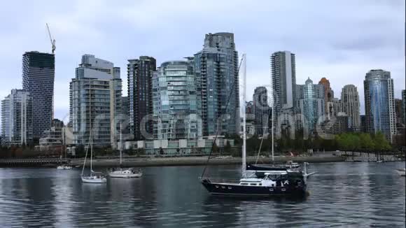 不列颠哥伦比亚省温哥华的摩天大楼视频的预览图
