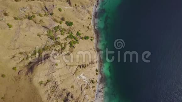 帕达尔岛上的草原丘陵视频的预览图