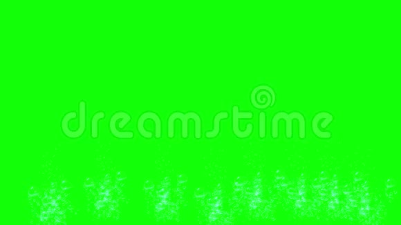 气泡覆盖绿色屏幕背景视频的预览图