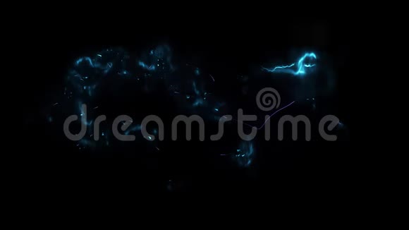 潜水霓虹灯图标旋转木马的元素视频的预览图