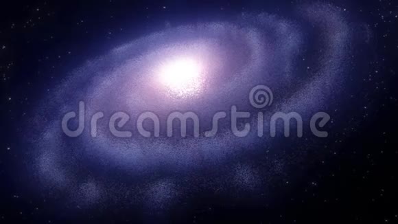 银河系在外太空自转视频的预览图