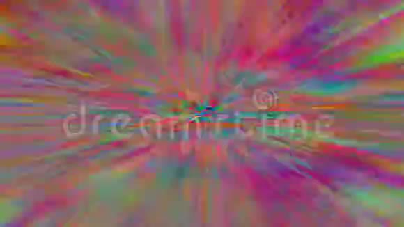 抽象几何未来主义潮流全息背景旧的磁带汇编视频的预览图