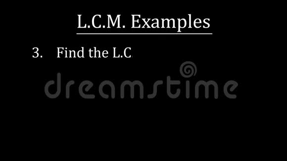 利用质因式分解实例3求出lcm视频的预览图