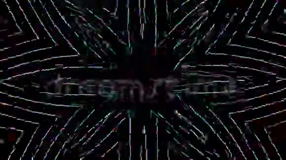 数码朋克几何科幻时髦的彩虹背景视频的预览图