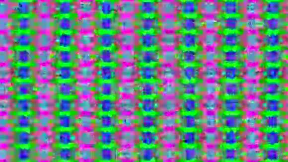 五颜六色的老式电脑朋克优雅的闪闪发光的图案视频的预览图