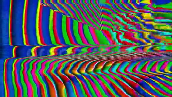 超现实彩虹渐变闪耀背景概念80年代情绪无尽的镜头视频的预览图