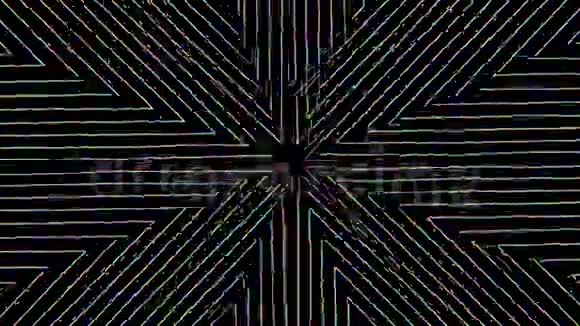 随意几何宇宙闪烁的闪烁视频视频的预览图