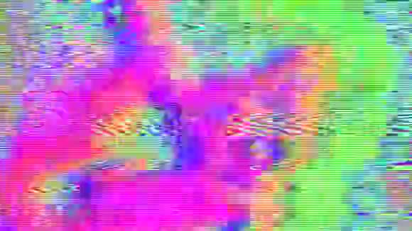 旧的vhs磁带效果奇妙的抽象光变换时尚活力的光泽轻混合视频的预览图