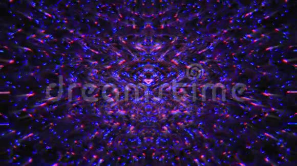 冷色调的宇宙纹理超现实主义的光跃迁呃3840x2160视频的预览图