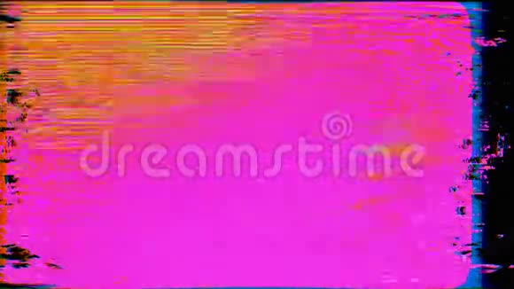 旧的录像带网络朋克的艺术光芒蜕变趋势饱和光混合物视频的预览图