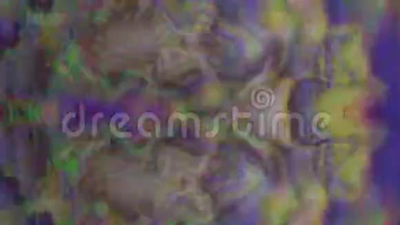 幻彩万花筒在未来的彩虹色视频的预览图