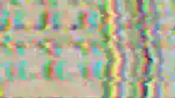 抽象彩虹全息发光背景异世80年代感觉视频的预览图
