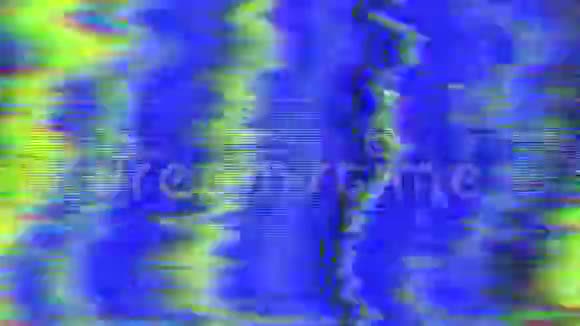 休闲霓虹科幻时尚全息背景计算机数据混合混乱视频的预览图