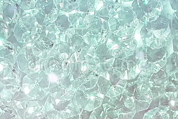 闪闪发光的蓝色钻石闪闪发光的莱茵石视频的预览图