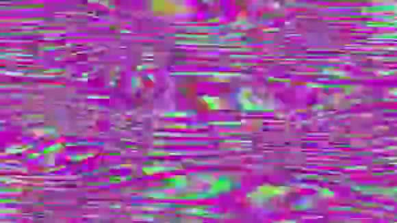 休闲波浪几何网络朋克优雅的闪光背景在4k视频的预览图