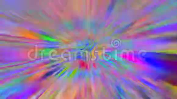 五颜六色的几何瓦波夫迷幻闪闪发光的背景旧电视混音视频的预览图