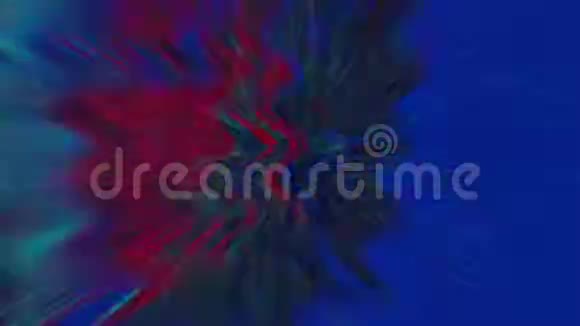 多色几何科幻优雅的彩虹色背景数字故障演示视频的预览图