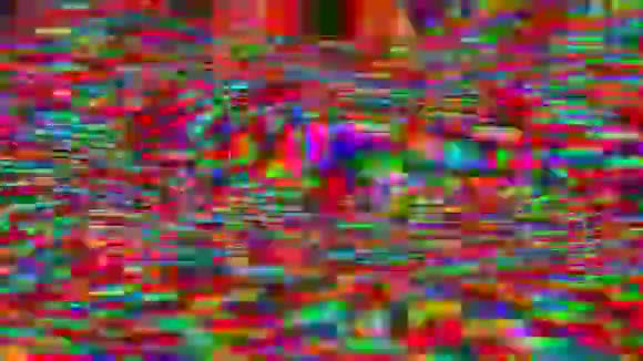 抽象动态网络朋克梦幻彩背景vhs磁带演示视频的预览图