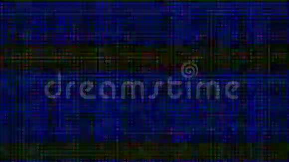 休闲动感科幻梦幻闪耀背景VHS磁带混合视频的预览图