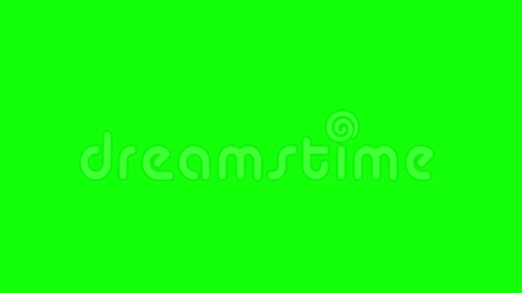 霓虹灯球体运动图形绿色屏幕背景视频的预览图