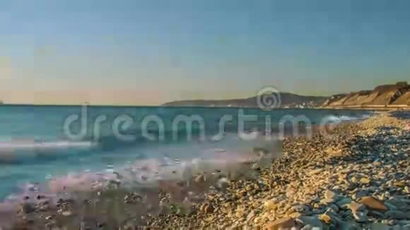 黑海海岸日落视频的预览图