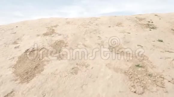 夏天的沙山和草视频的预览图