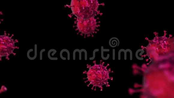 2019nCOV冠状病毒世界病毒流行医疗背景视频的预览图