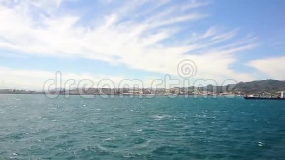 休达北非休达飞地的西班牙港口景观视频的预览图