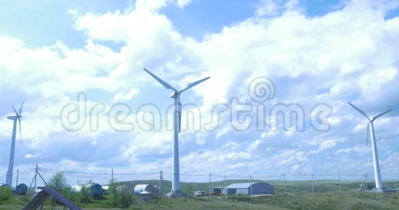 近海风车农场Westermeerwind公园电力生产用风车视频的预览图