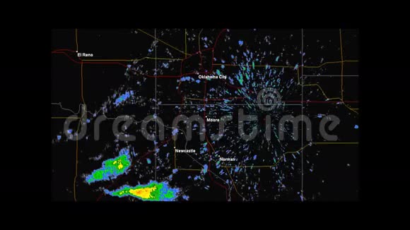2013ElRino俄克拉荷马州龙卷风天气雷达视频的预览图
