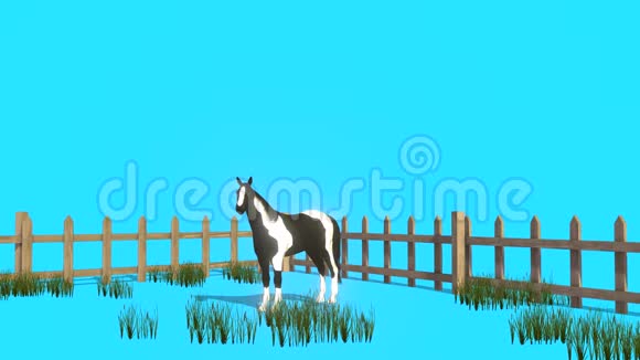 3D用栅栏渲染种马视频的预览图