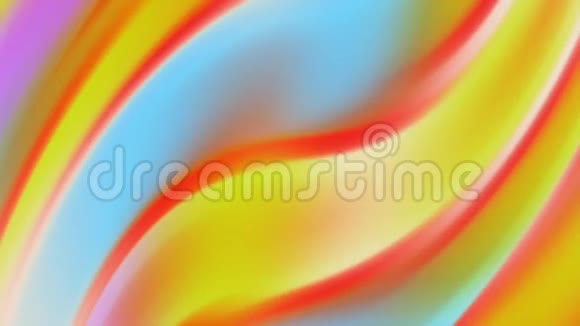 扭曲梯度运动背景抽象的波浪背景4K视频的预览图