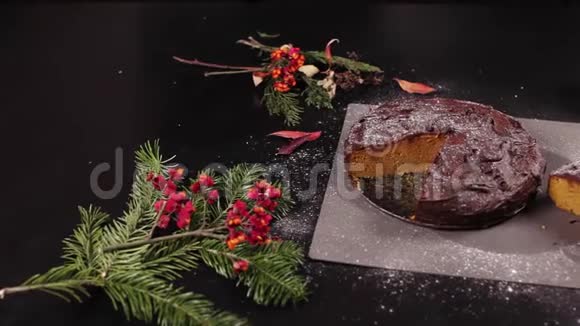 巧克力南瓜蛋糕视频的预览图