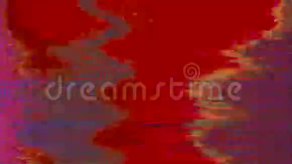 抽象的动态怀旧梦幻的彩虹背景录像带视频的预览图