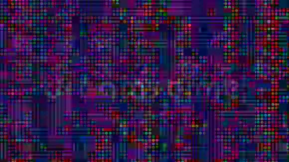 电脑差错效果观赏怀旧新潮闪亮背景循环动画视频的预览图