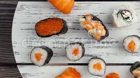 亚洲食物和寿司视频的预览图