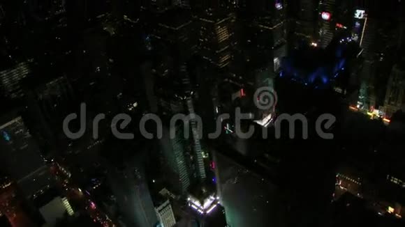 时代广场夜景视频的预览图