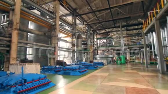 工业工厂内部加工工厂在里面工厂内部设备视频的预览图