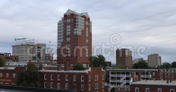 曼彻斯特时间推移新罕布什尔州4K城景视频的预览图