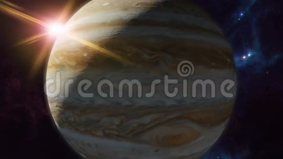 木星星相星座符号和行星3D绘制4K视频的预览图