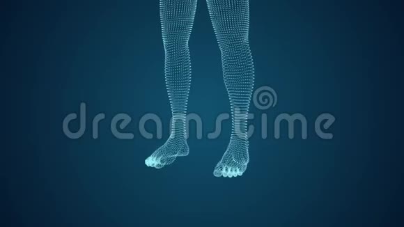 人腿3D图形视频的预览图