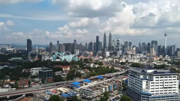 吉隆坡市区时程与KLCC及KL塔及滚云视频的预览图