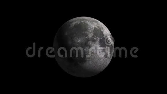 月球上的空间视图旋转360度视频的预览图